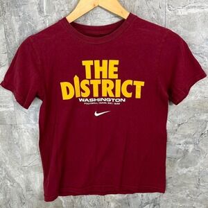 Burgundy and‎ yellow Nike Washington District tee Men's Medium #streetwear